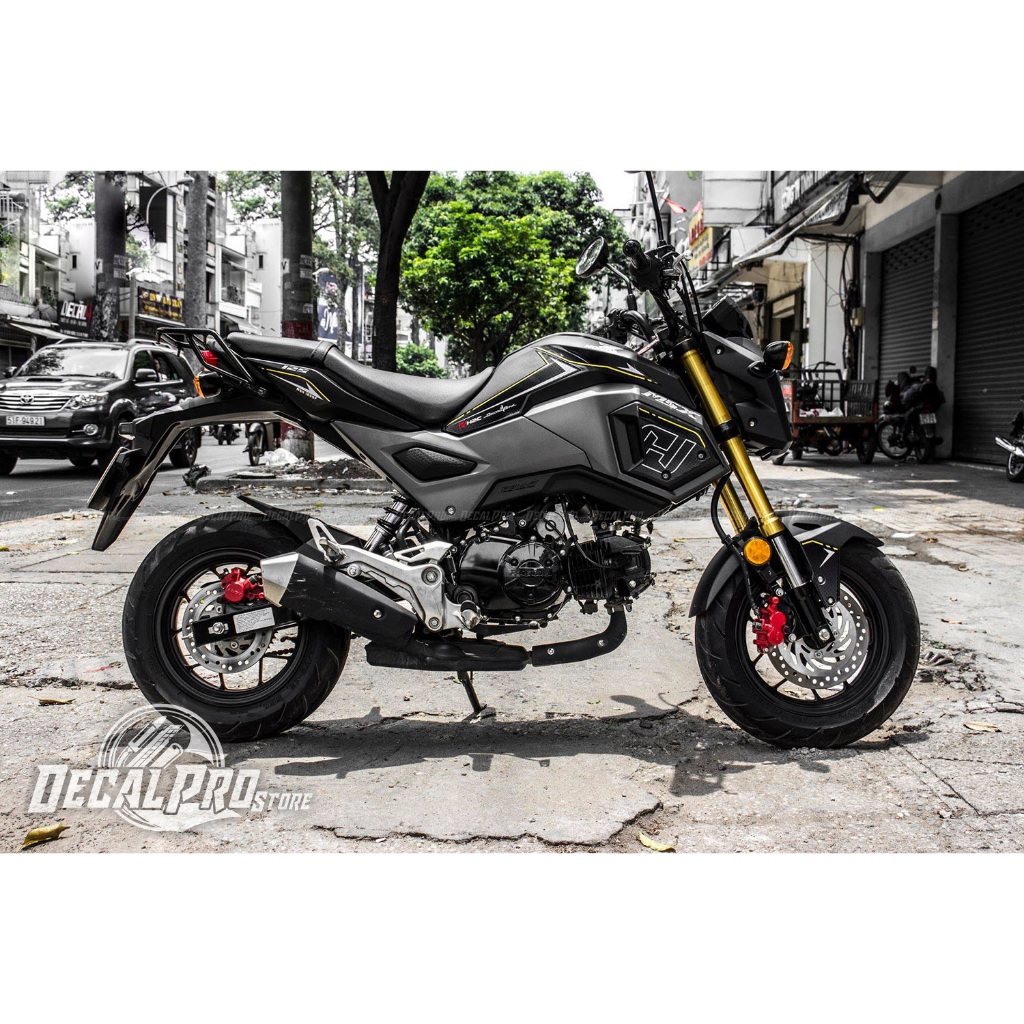 [Tem chuẩn xịn] - Tem rời xe MSX 2017 Carbon