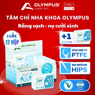 ( 12 hộp tặng 1 hộp / 650 chiếc ) Tăm chỉ nha khoa OLYMPUS - Hàng Việt Nam | Tăm chỉ nha khoa loại 1