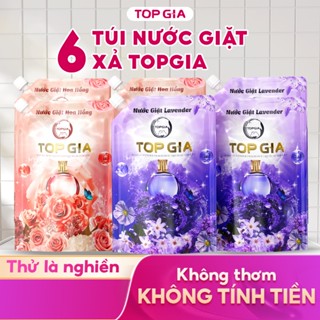 Nước Giặt TOPGIA Hương Lavender, Hoa Hồng Dịu Nhẹ An Toàn Cho Da Lưu Hương 72H