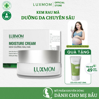  Kem Dưỡng Luxmom Kem Rau Má + Sữa Rửa Mặt 20ml Hỗ Trợ Cấp Ẩm Sâu Dưỡng Trắng  1 KRM + 1 SRM20ml  