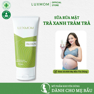  Sữa Rửa Mặt Trà Xanh Luxmom Dưỡng Ẩm Dưỡng Trắng Da Ngừa Mụn Kiềm Dầu Cho Mọi Loại Da  1 SRM 80ml  