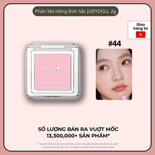  JUDYDOLL Phấn má hồngJudydoll Pretty Blush Powder Chất mịn Tự Nhiên 44# Sữa dâu 2g 