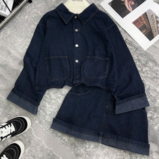 set áo sơ mi chân váy,set đồ nữ sang chảnh,bộ bò áo sơ mi dáng lửng chân váy ngắn hot trend XD19