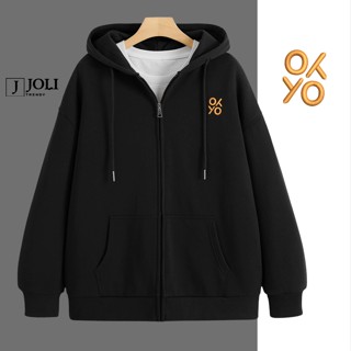  Áo Hoodie Zip THÊU Áo Khoác Nam Nữ Unisex By JOLI Mã Thỏ Vàng Chất Nỉ Bông Form Rộng Mũ 2 Lớp J Joli Trendy 
