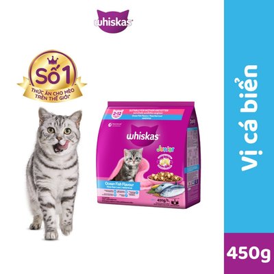 Hạt Khô Cho Mèo Con WHISKAS Junior, 450g.