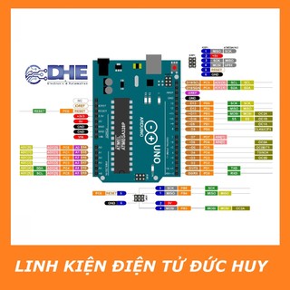 ARDUINO UNO R3 DIP ATMEGA328P, CHIP NẠP ATMEGA16U2