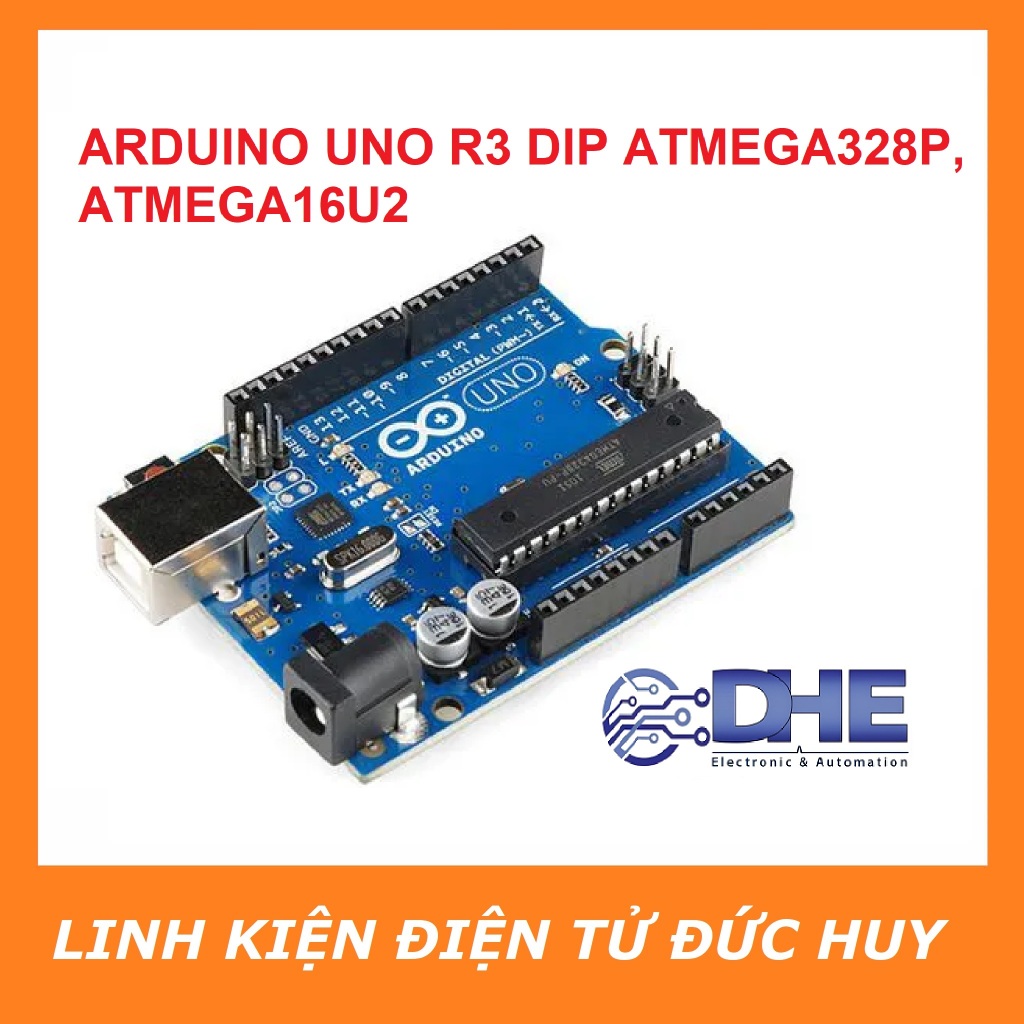 ARDUINO UNO R3 DIP ATMEGA328P, CHIP NẠP ATMEGA16U2
