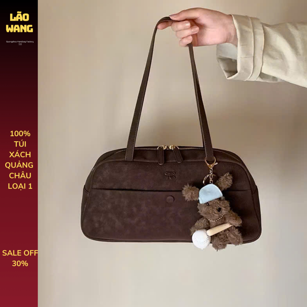 Túi xách nữ, túi đeo chéo, túi quai xách chio 2nd chất da lộn(chio274)