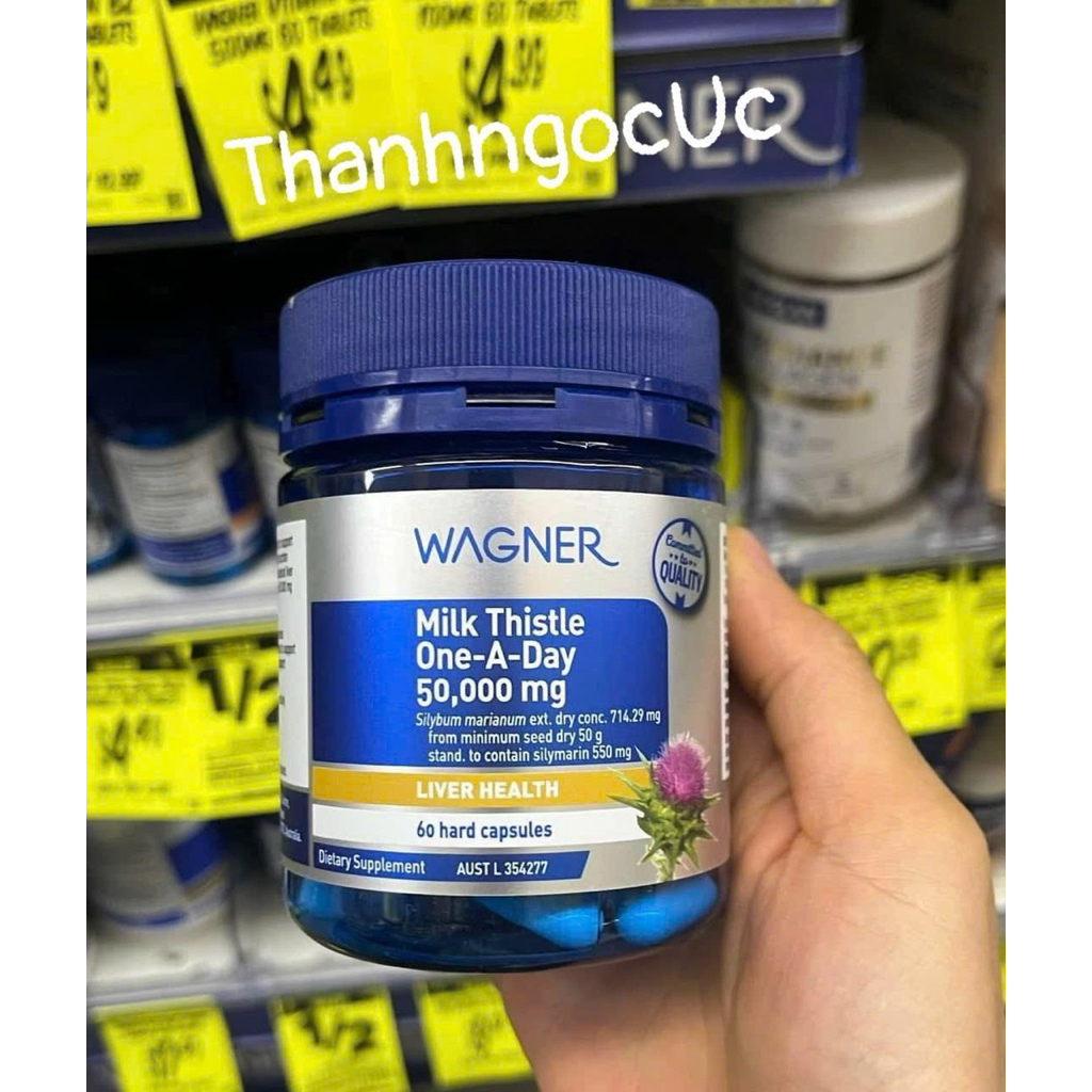 Wagner Milk Thistle One-A-Day 50.000 mg