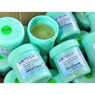 [Hộp xanh ngọc nhạt] Mỡ hàn Amtech NC-559-ASM-UV(TPF) 100g