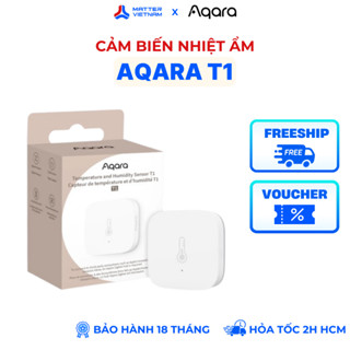  Cảm Biến Nhiệt Độ Độ Ẩm Aqara T1 Kết Nối Zigbee Theo Dõi Chỉ Số Trên Điện Thoại - BẢN QUỐC TẾ 