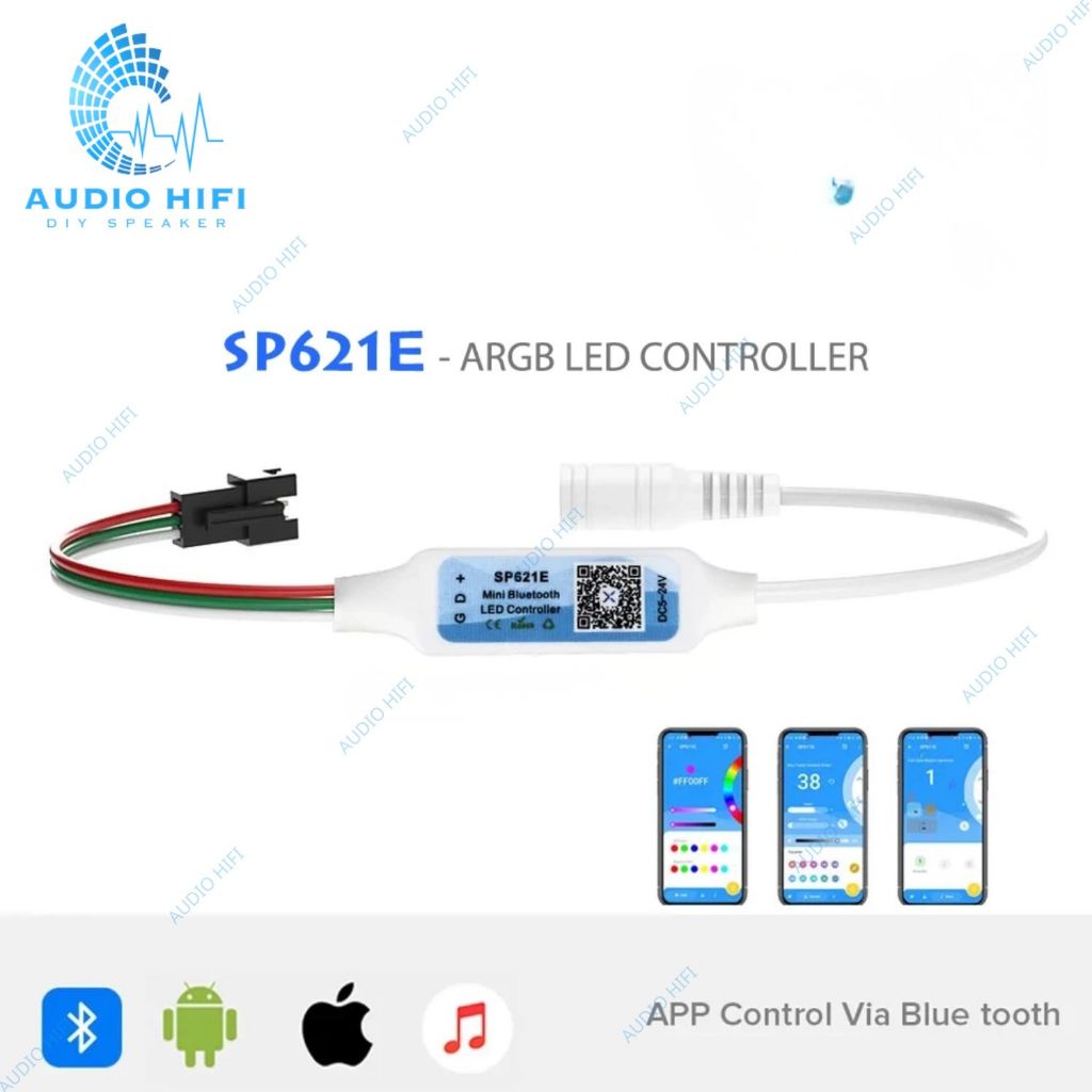 SP621E - BỘ ĐIỀU KHIỂN LED FULL MÀU ARGB WS2812B WS2811