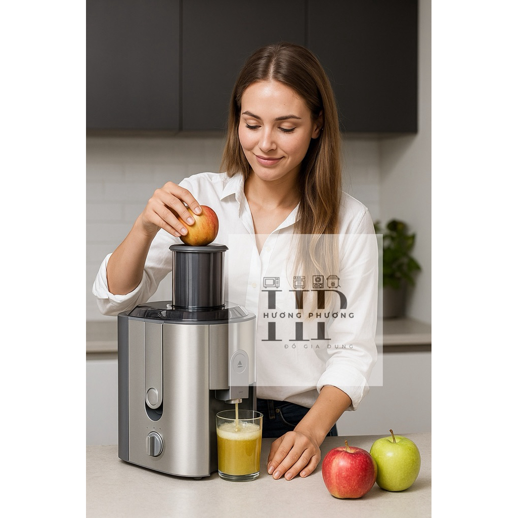 [ Chính Hãng ] Máy Ép Trái Cây Ống To BRAUN J700 Màu Bạc 1000W 2,0L Bảo hành 24 tháng