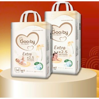 (không quà- mẫu củ)Tã Bỉm Gooby Extra/ Gooby ngày Hàn Quốc Cao Cấp size dán/quần NB/S/M/L/XL/XXL Cho Bé Từ 6kg - 24kg