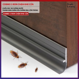  Ron Chặn Khe Cửa Đa Năng Chiều Dài 1m Chống Nước Thanh Dán Chắn Cửa Chống Bụi Chống Côn Trùng 