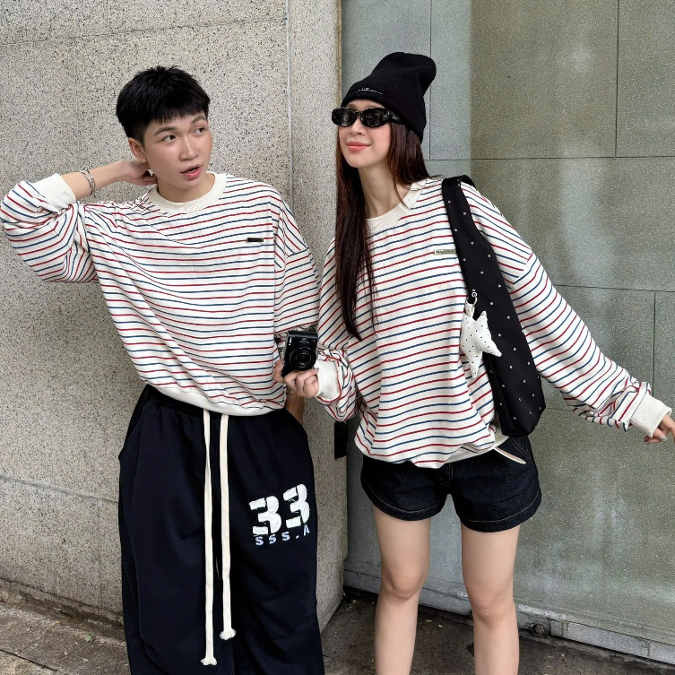 [BST THU ĐÔNG] ÁO SWEATER KẺ SỌC PREMIUM CHẤT VẢI LEN DỆT THOÁNG MÁT FORM BOXY UNISEX | SSSTORE.AESTHETIC | BigBuy360 - bigbuy360.vn