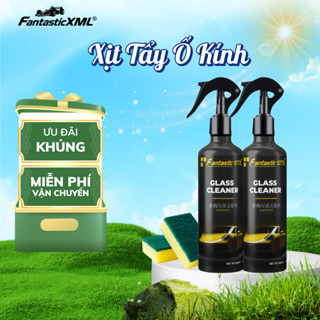 (TẶNG MÚT) Chai Xịt Vệ Sinh Kính Ô Tô FantasticXML – Tẩy Mảng Bám Dầu – Phủ Nano Chống Bám Nước - Làm Sạch Kính Lái