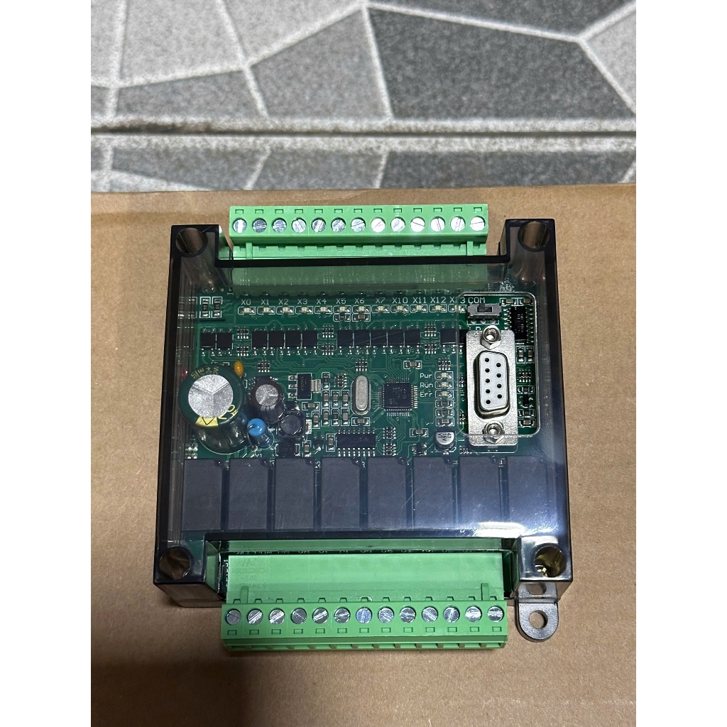Board mạch lập trình FX3U 1N 2N PLC AT FX3U-20MT FX3U-20MR FX3U-32MT FX3U-24MR 26MR 24VDC DB9 RS232 