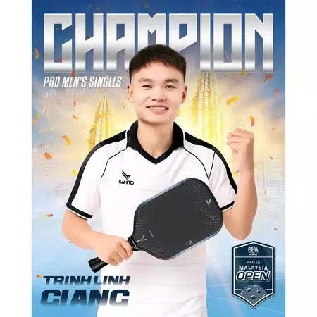 Vợt Pickleball Kamito Gamma (16mm)_Vợt Pickleball Trịnh Linh Giang