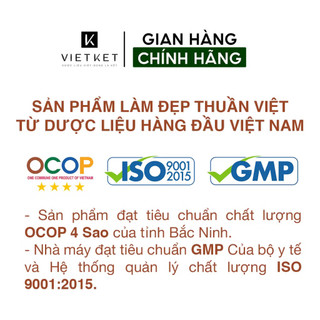 Nước súc miệng thảo dược Vietket, giúp giảm nhiệt miệng, giảm hôi miệng  500ml