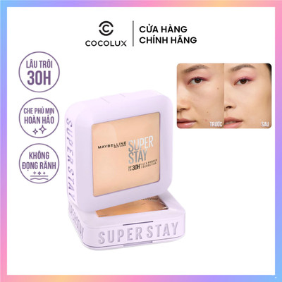 Phấn Phủ Maybelline Dạng Nén Super Stay Up To 30H Flex Che Phủ Mịn Lâu Trôi Kiềm Dầu