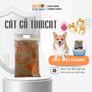 Cát vệ sinh cho chó cát gỗ TOMCAT dùng Khay vệ sinh cho chó khử mùi tốt tiết kiệm an toàn