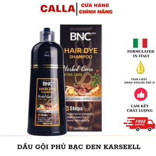 Dầu Gội Phủ Bạc Karseell 500ml – Nhuộm Tóc Đen Tự Nhiên, Phủ Bạc Nhanh, An Toàn Cho Da Đầu