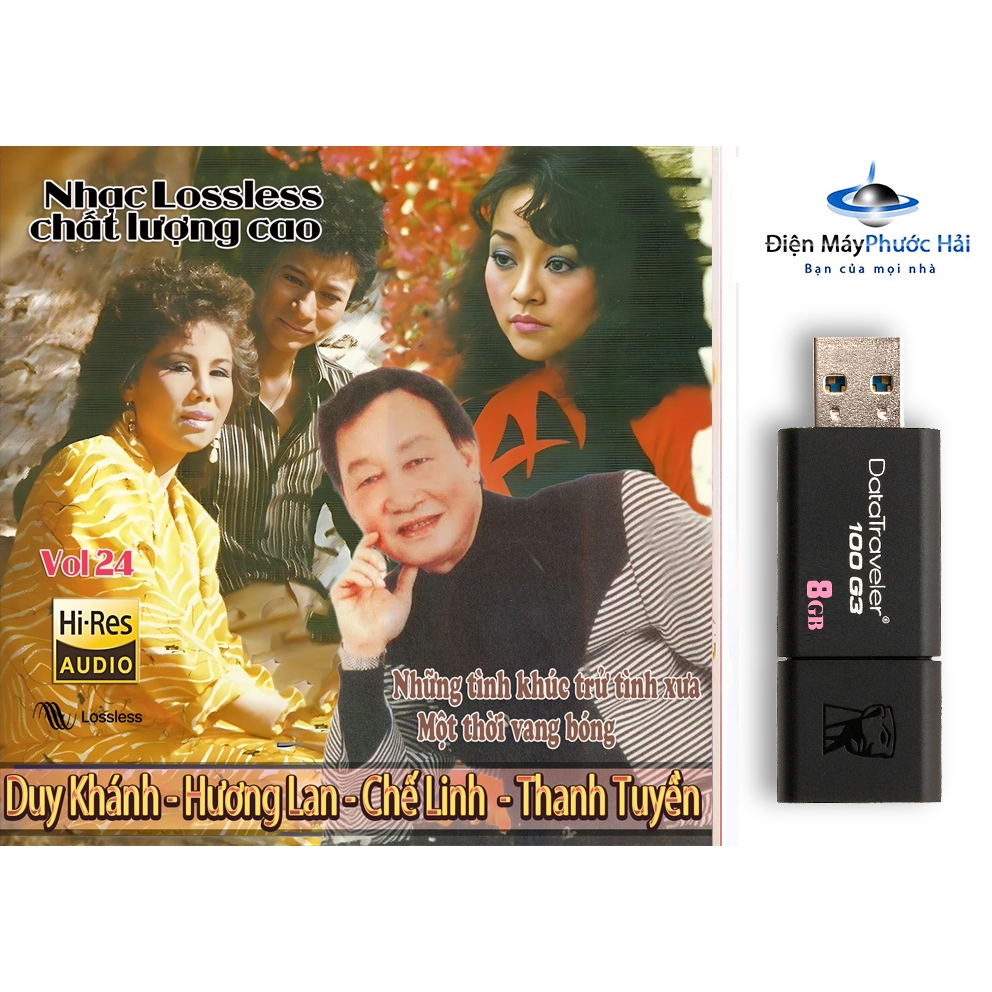 USB nhạc tiếng Lossless v24 : Duy Khánh, Hương Lan, Chế Linh, Thanh Tuyền.