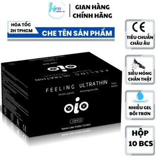 Bao cao su siêu mỏng OiO nhiều gel bôi trơn hỗ trợ kéo dài thời gian bcs chống xuất tinh sớm