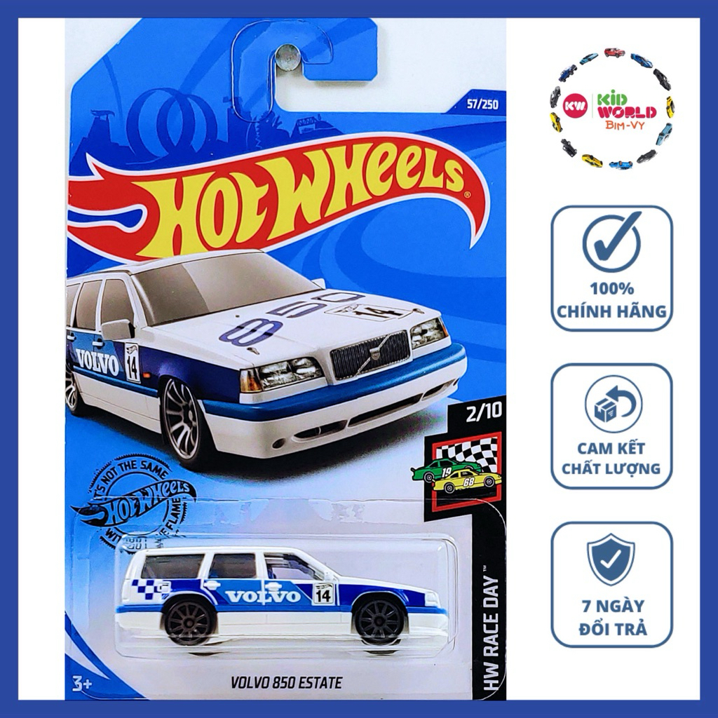 Xe mô hình Hot Wheels basic Volvo 850 Estate GHB52.