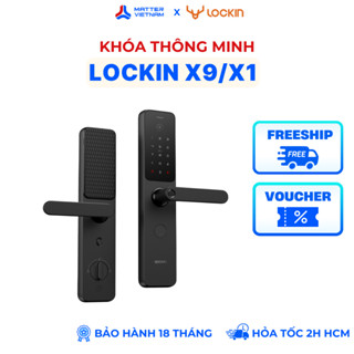   Lắp HCM HN  Lockin X1   Lockin X9 - BH 24 THÁNG - Khóa Thông Minh Vân Tay 6 Cách Mở Khóa - BẢN QUỐC TẾ 