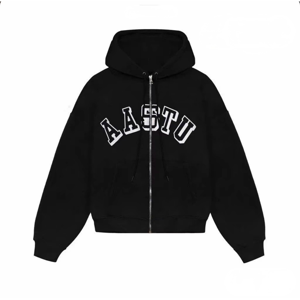 ÁO KHOÁC AASTU FLAG FORM BOXY - HODDIE ZIP NAM NỮ