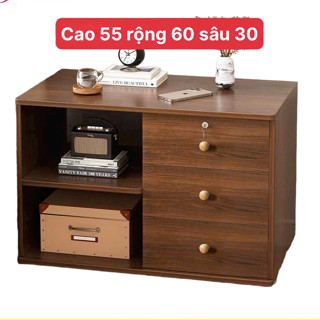 Tủ đầu giường có khóa AK, kệ decor phòng ngủ để đồ đa năng, gỗ mdf chắc chắn, thiết kệ hiện đại