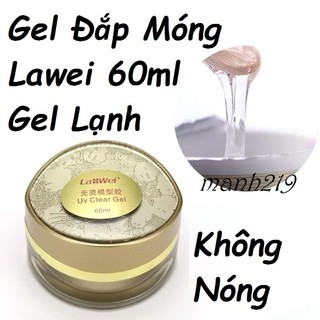 Gel đắp móng Lawei Lạnh 60ml Không Nóng Nail manh219 