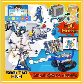  LẮP RÁP KỸ SƯ CƠ KHÍ 9868,ĐỒ CHƠI xếp hình Giáo Dục Lập trình STEAM mô hình kỹ thuật lắp ghép động cơ ROBOT điều khiển 