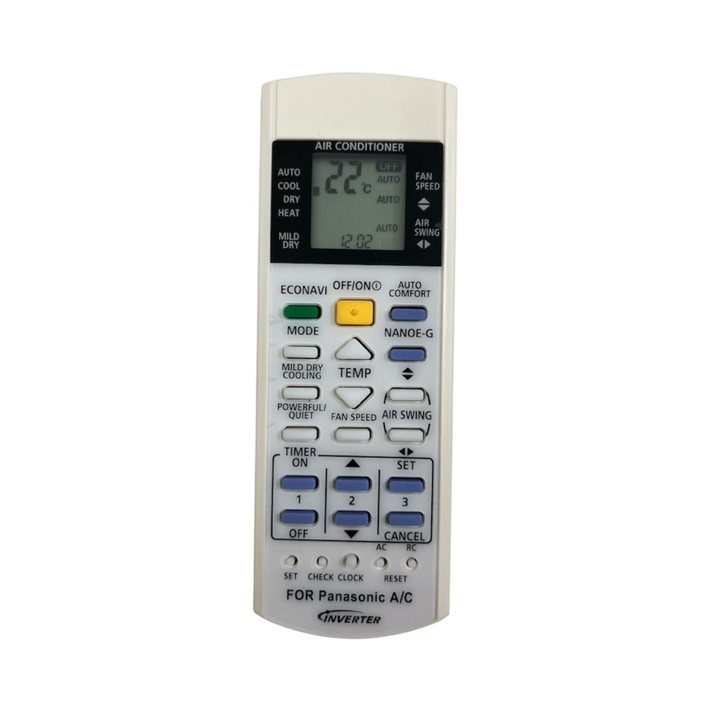 Điều Khiển Điều Hòa Remote Panasonic Thiết Bị Khác Inverter 2 Chiều Econavi Nanoe-G Cho Máy Việt Và Nhật