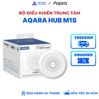  Aqara Hub M1S  - Bộ Điều Khiển Trung Tâm Zigbee 3.0 Chức Năng Đèn Ngủ Loa Báo Động Tương Thích AppleHomeKit 