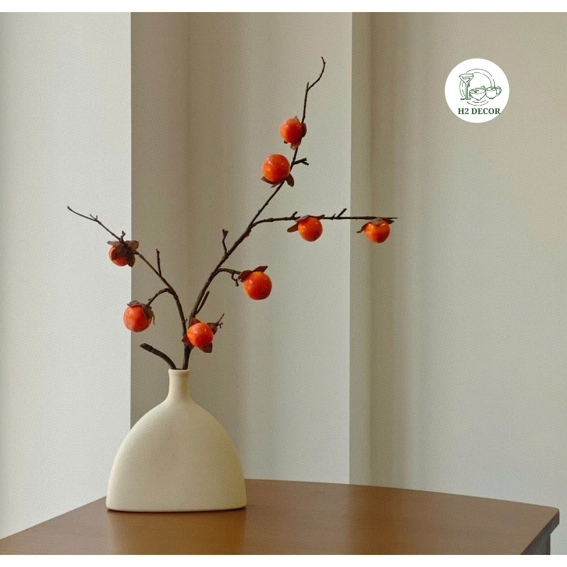 Bình Gốm Trang Trí , Lọ Hoa Decor Phong Cách Bắc Âu Hiện Đại-H2DECOR