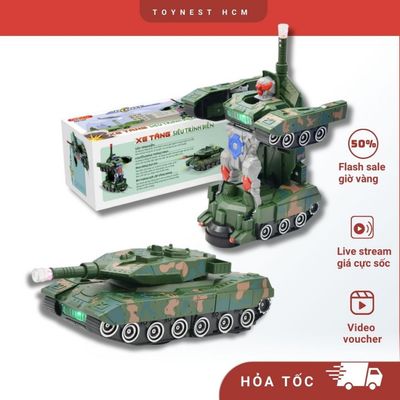 Đồ Chơi DUKA: Robot Biến Hình Xe Tăng - Siêu Trình Diễn - DK 81399