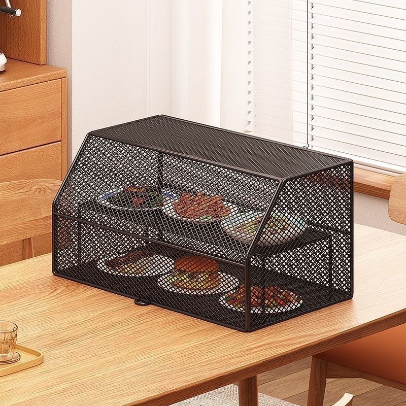 Lồng bàn bảo quản thức ăn thép không gỉ 2 tầng