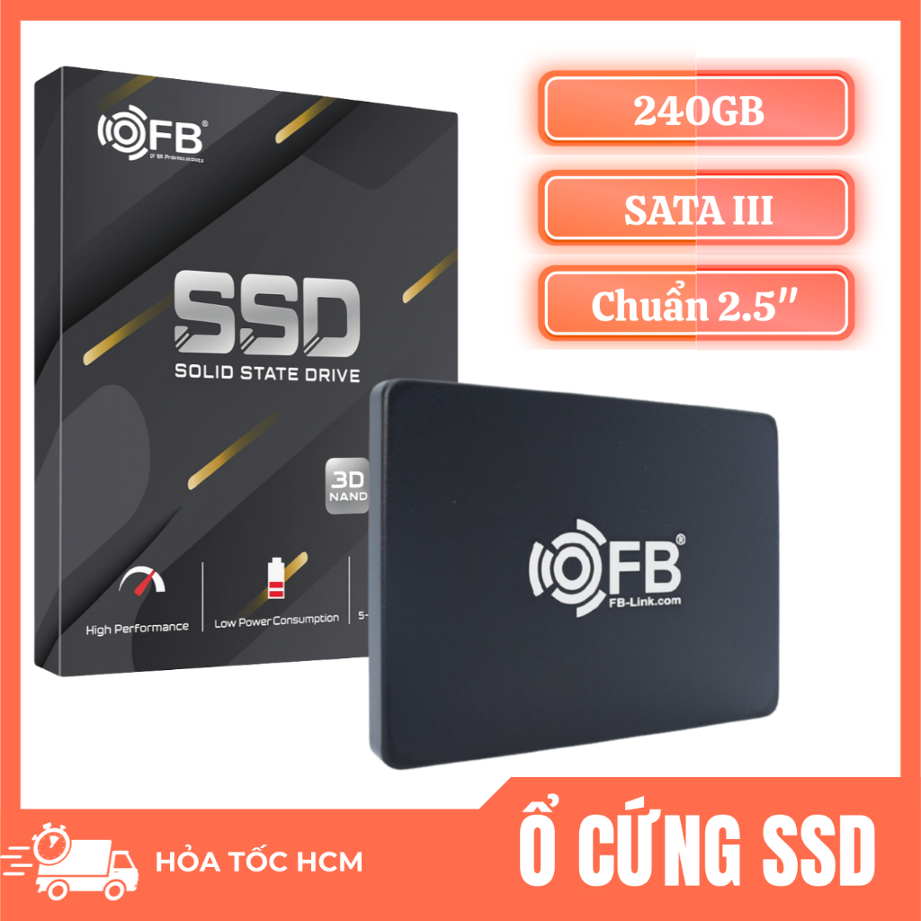 SSD FB HM300 240GB 2.5 Inch SATA III – Ổ Cứng SSD Tốc Độ Cao Nâng Cấp Laptop PC Chạy Mượt