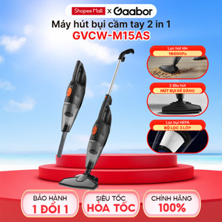 Máy hút bụi 2in1 Gaabor GVCW-M15AS lực hút mạnh 16000PA chổi quét 90 độ có bánh lăn gia đình nhỏ gọn