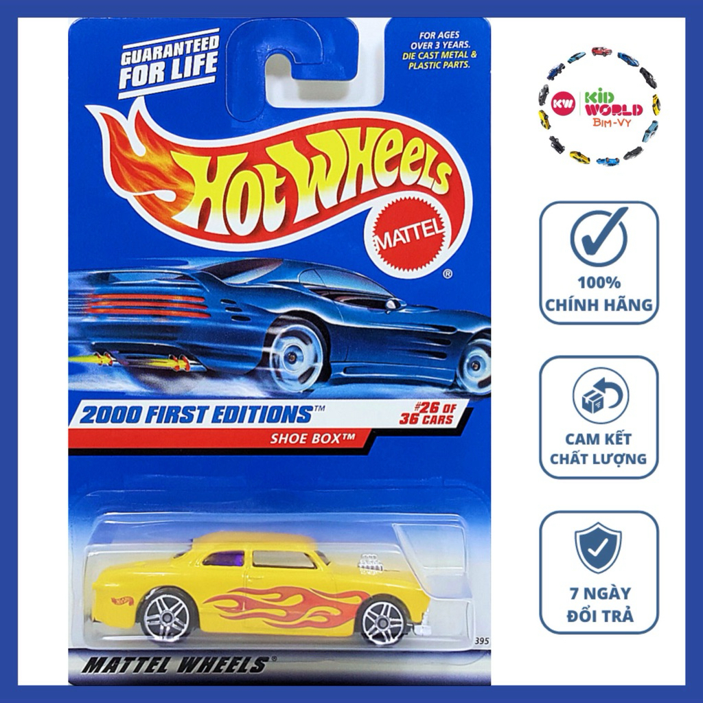 Xe mô hình Hot Wheels basic Shoe Box 24395.