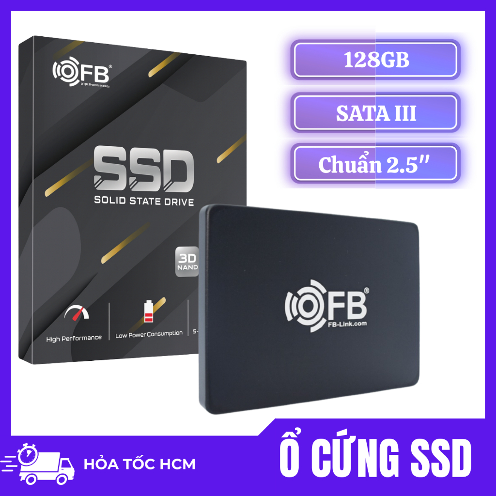SSD FB HM300 128GB 2.5 Inch SATA III – Ổ Cứng SSD Tốc Độ Cao Nâng Cấp Laptop PC Chạy Mượt