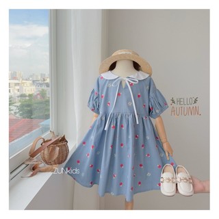 ZUN Kids - Váy babydoll cổ sen