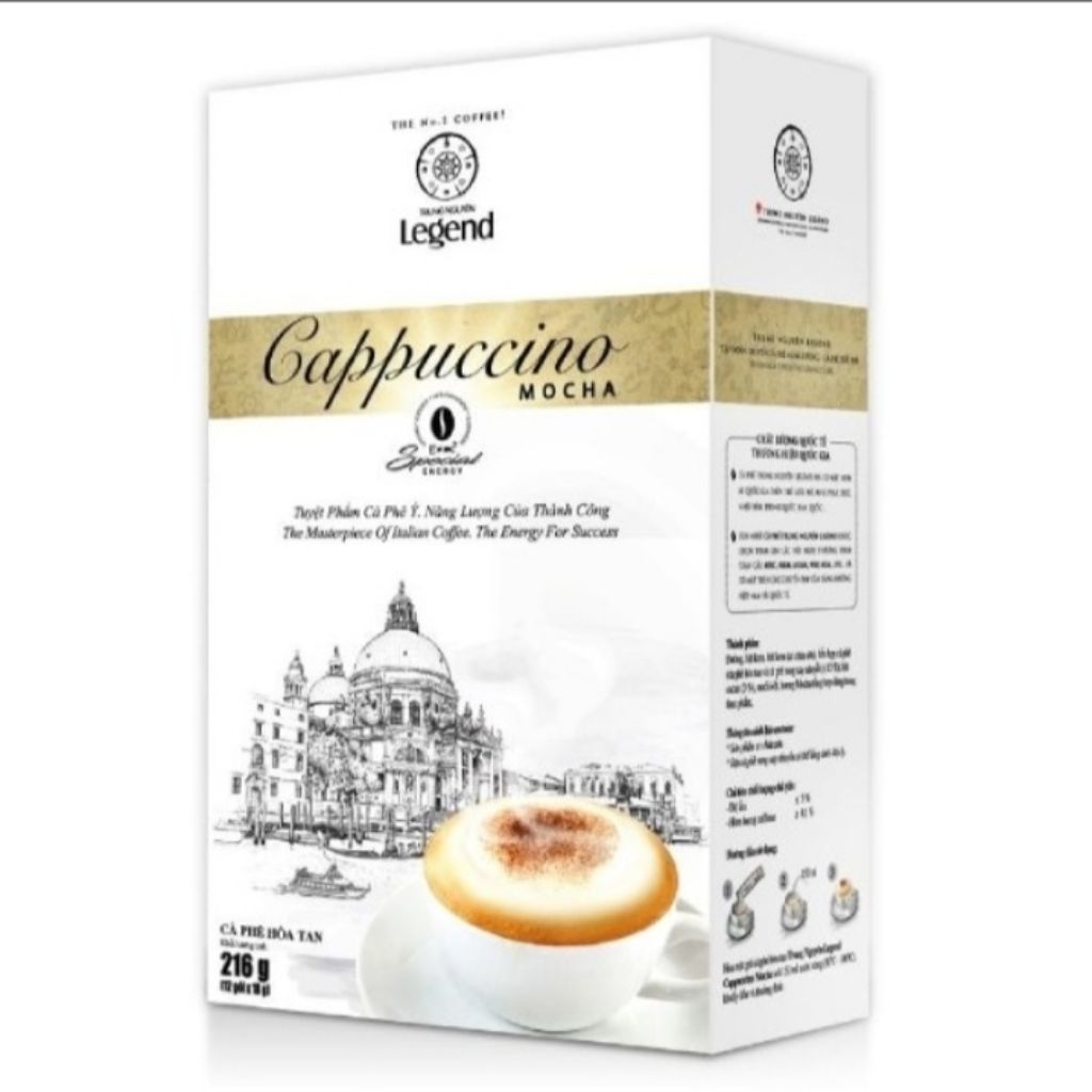 Cà Phê Trung Nguyên Legend Cappuccino Mocha Hộp 12 Gói*18G