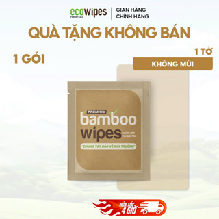 [QT3]_Khăn ướt vải sợi tre EcoBamboo 1 tờ
