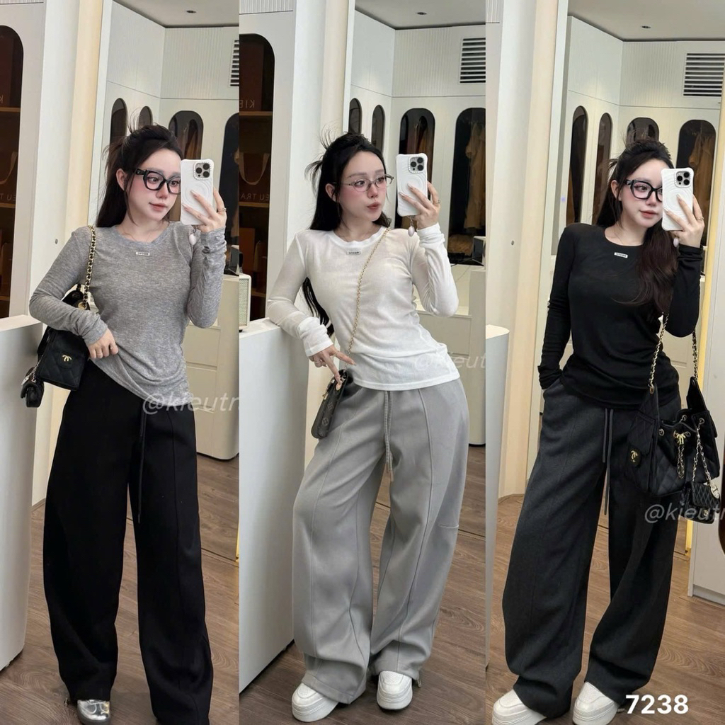 7238#: Phông thun trơn basic chất giãn 🥑