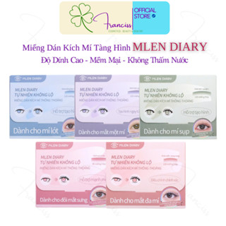  Miếng Dán Kích Mí Tàng Hình MLEN DIARY Phù Hợp Với Nhiều Dáng Mắt 