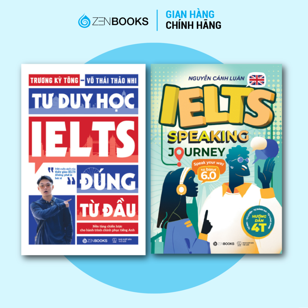 Combo Sách IELTS Speaking 6.0 và Tư Duy Học IELTS Đúng Từ Đầu